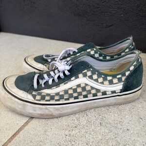Vans Style 36 Celtic Green Checkerboard Shoes US Open Of Surf M10